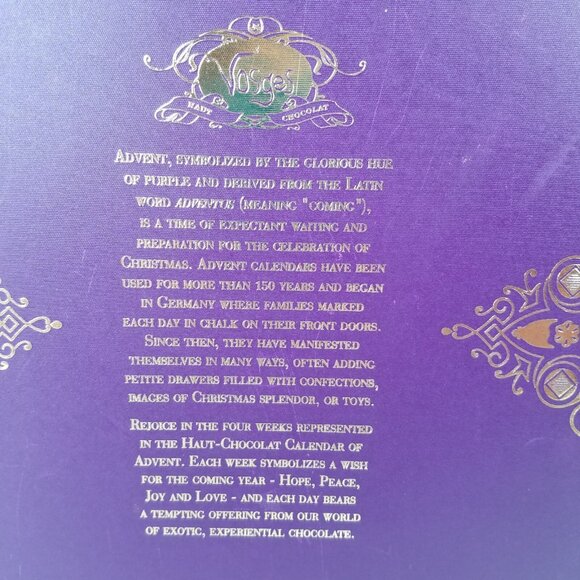 Vosges Haute-Chocolat NOEL Christmas Advent Calendar Box 2015 24 Drawers - Empty - Picture 8 of 16
